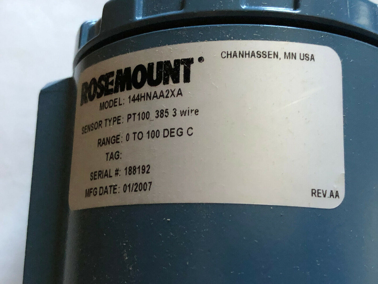 New Rosemount 144Hnaa2xa Thermocouple Flow Meter Sensor,Cg