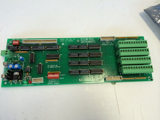 Sciemetric Multiplexer Analog Interface 242 Rev1a Digital I/O Module,Fg