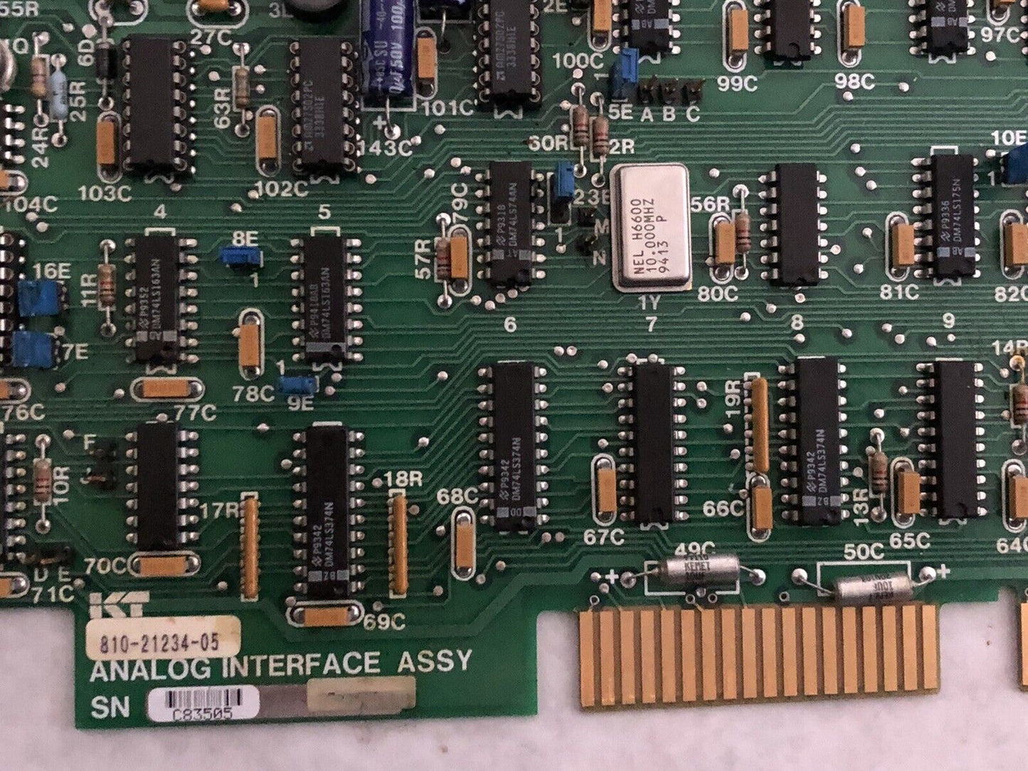 Kt Kearney & Trecker 810-21234-05,Spe-156 Analog Interface Board,Kt 1-21234,Di
