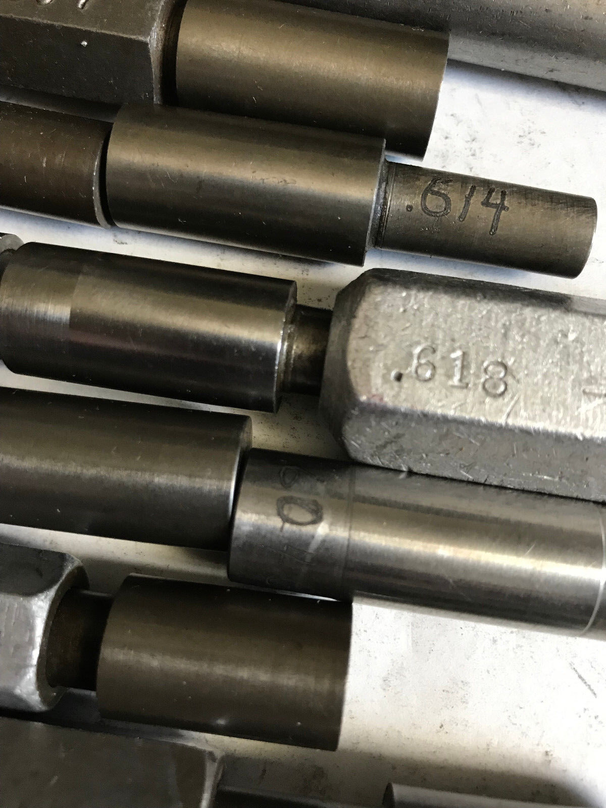 Lot The Pipe Machinery Go No Go Plug Gage .614,.616,.607,.608,.605,.600,.620,E