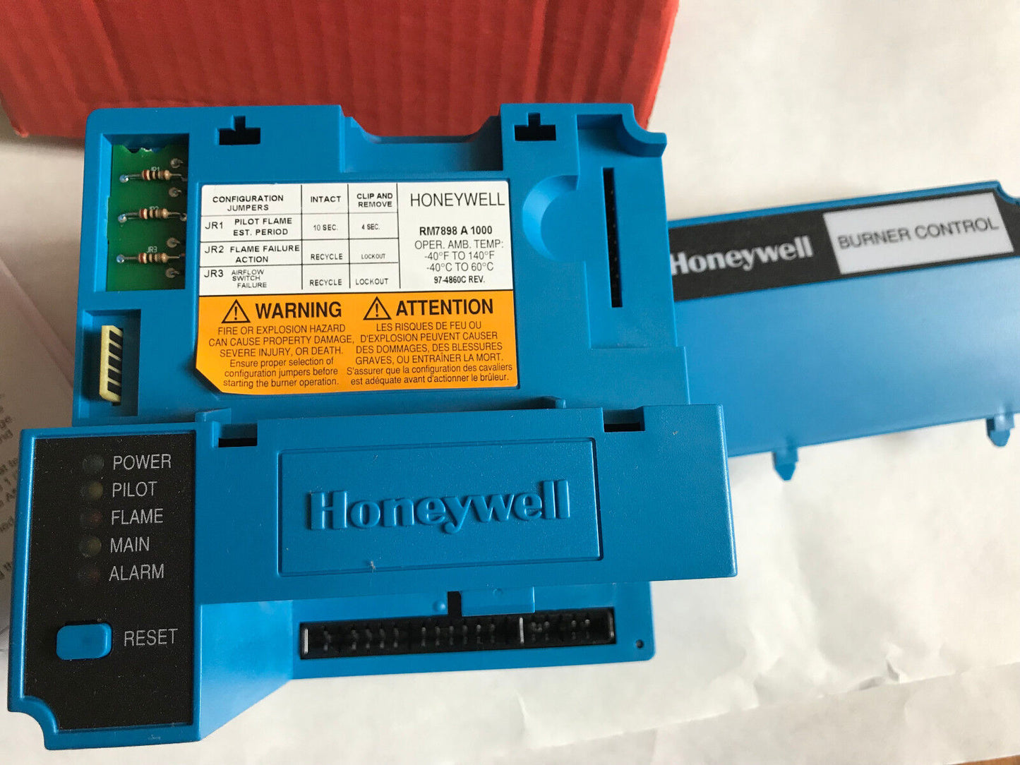 Honeywell Rm7898a1000 Burner Control,Rm7898 A 1000 Burner Controller,Sh