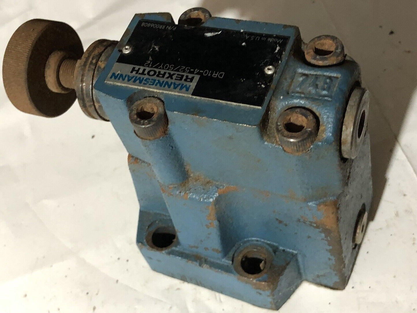 Mannesmann Rexroth Dr10-4-52/50Y/12, Rr006808  Hydraulic Servo Valve,748,To