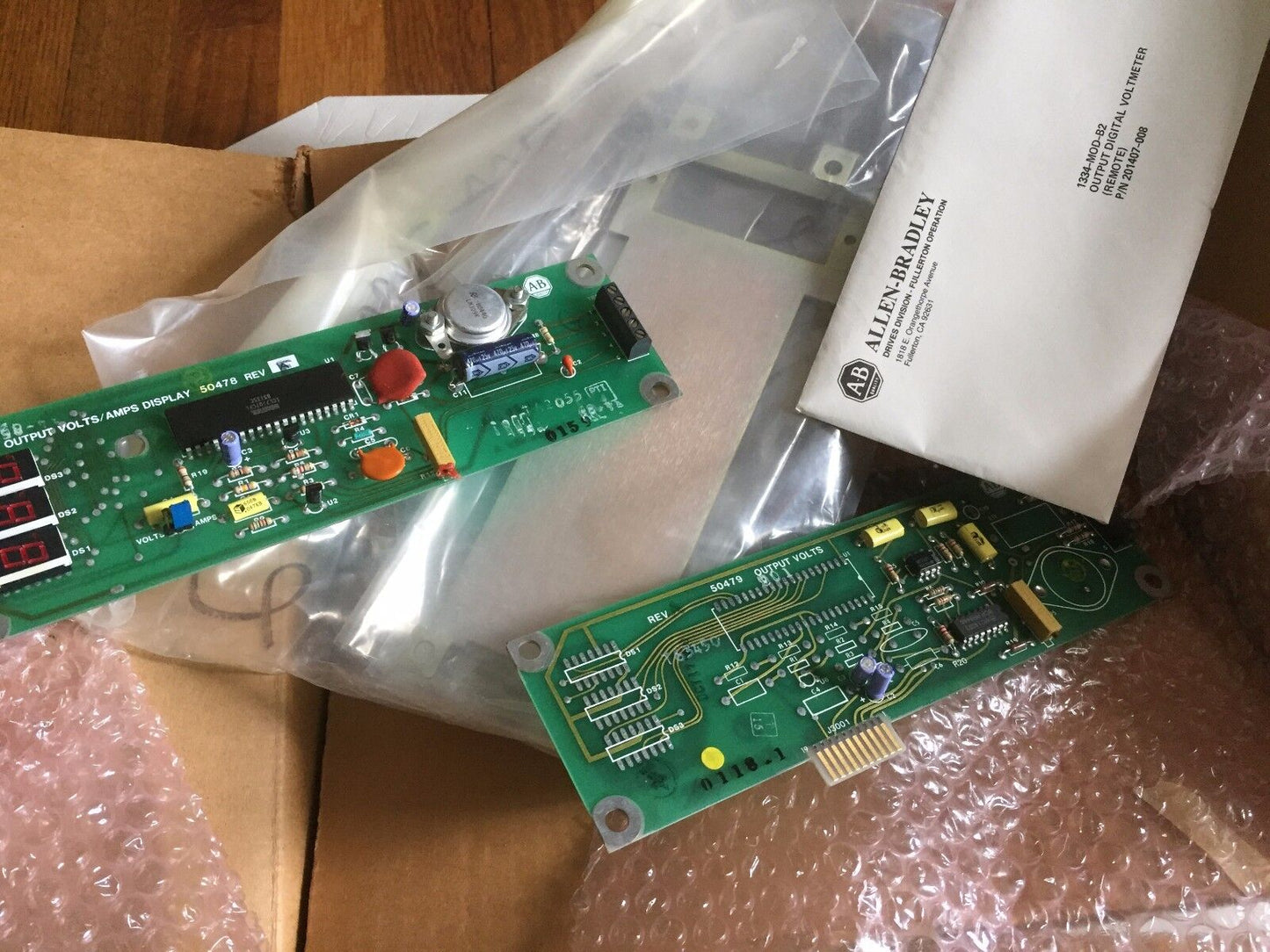 New Allen Bradley 1334-Mod-B2,A-B Amps Display 50478,50479 Output Kit Rmt Vm,Ae