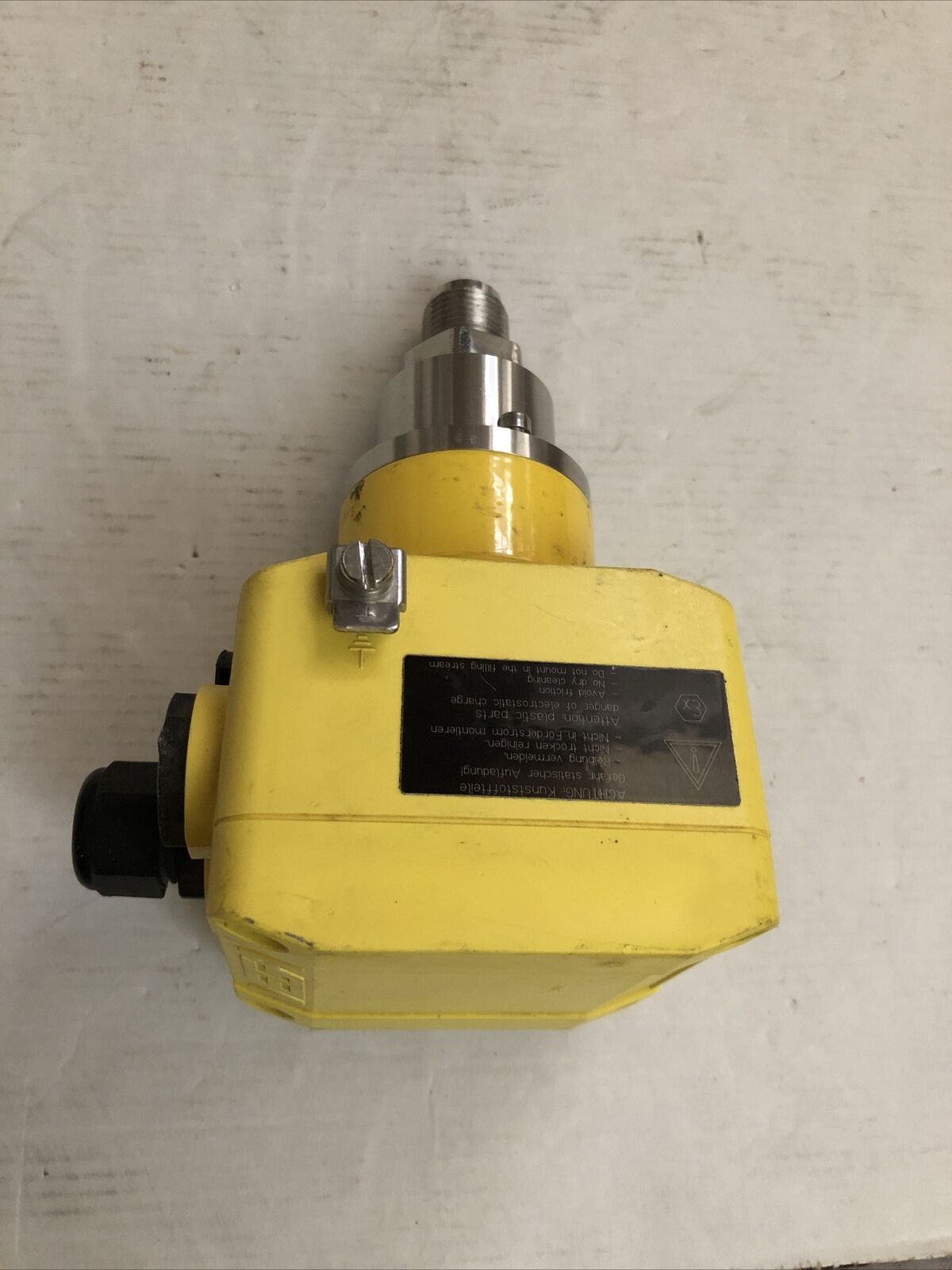 Vega Bar40 Pressure Transmitter Bar40ex0.Mgr120zgkx Ptb 99 Atex 2127X,1.4301,Cs