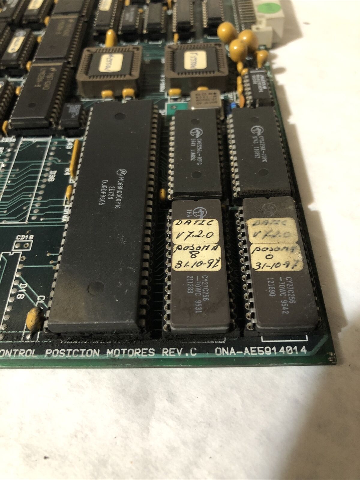 Control Posición Ona-Ae5914014 Control Posicion Motores Rev. C    Pc Board,Bx