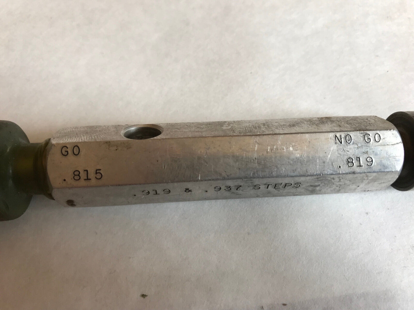 The Pipe Machinery 815,819 Go No Go Plug Gauge Inspection Gage .815 .819,Ag