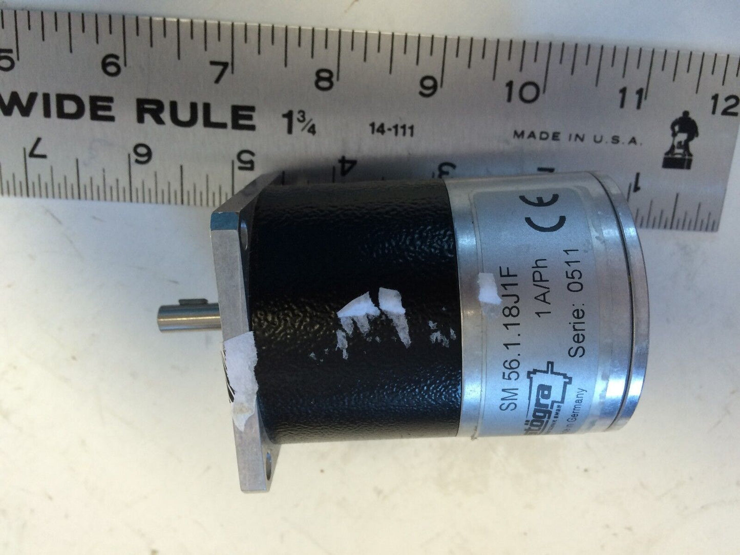 New Stogra Sm 56.1.18J1f 1A/Ph  Stepping Motor, Shaft Diameter: 1/4",Bm