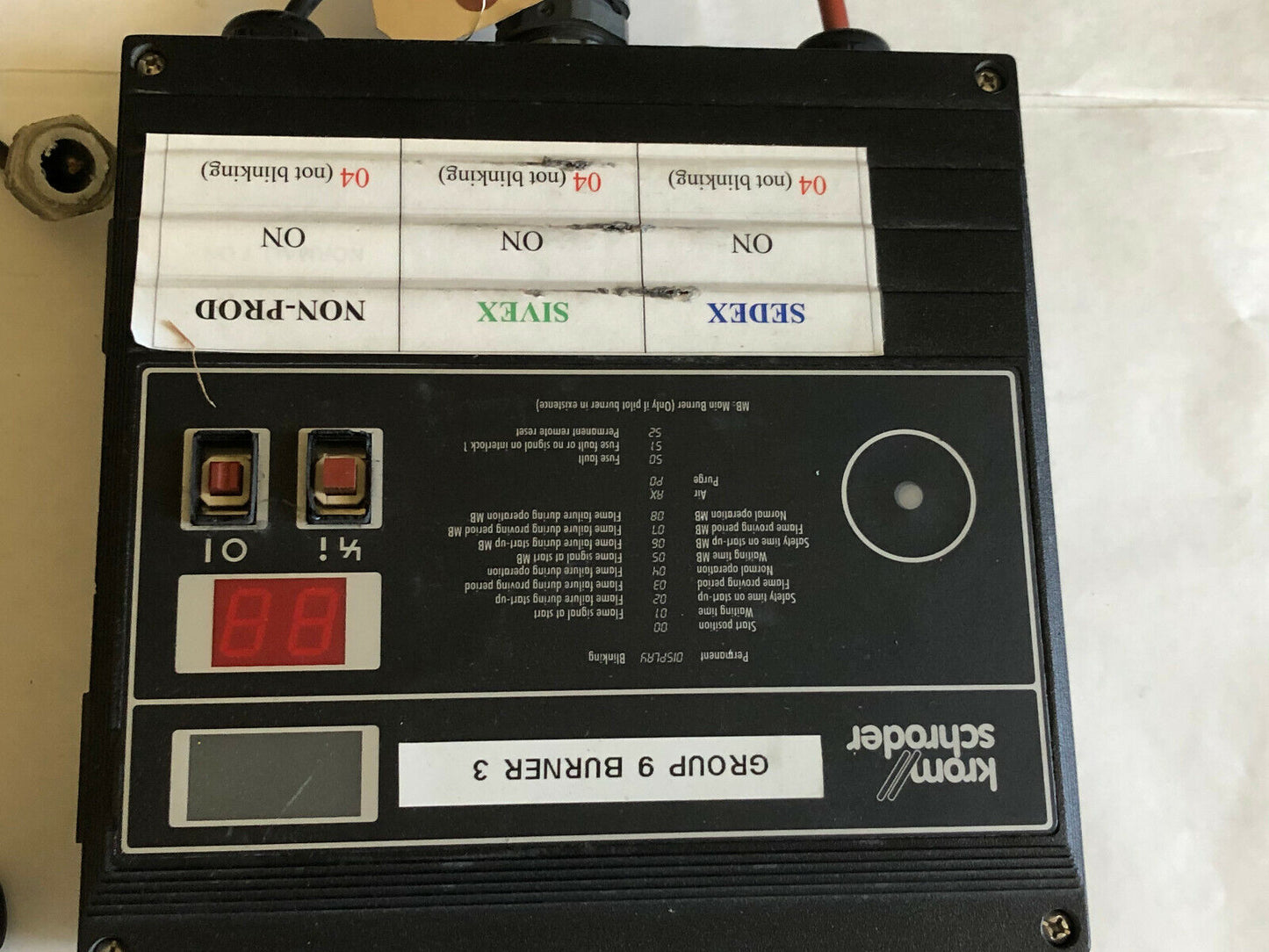 Krom Schroder Bcu 449-5/1N4gb,84631368/B00.15-2377 P00001 Burner Control Unit,Az