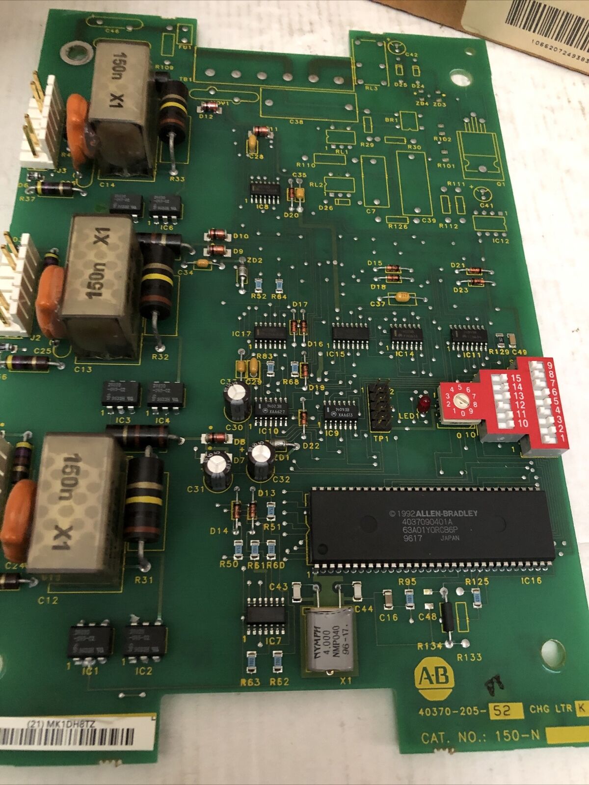 New Allen Bradley 150-N,150-N4d Interface Board A-B 40370-205-52 Chg Ltr K,Cw,Ta