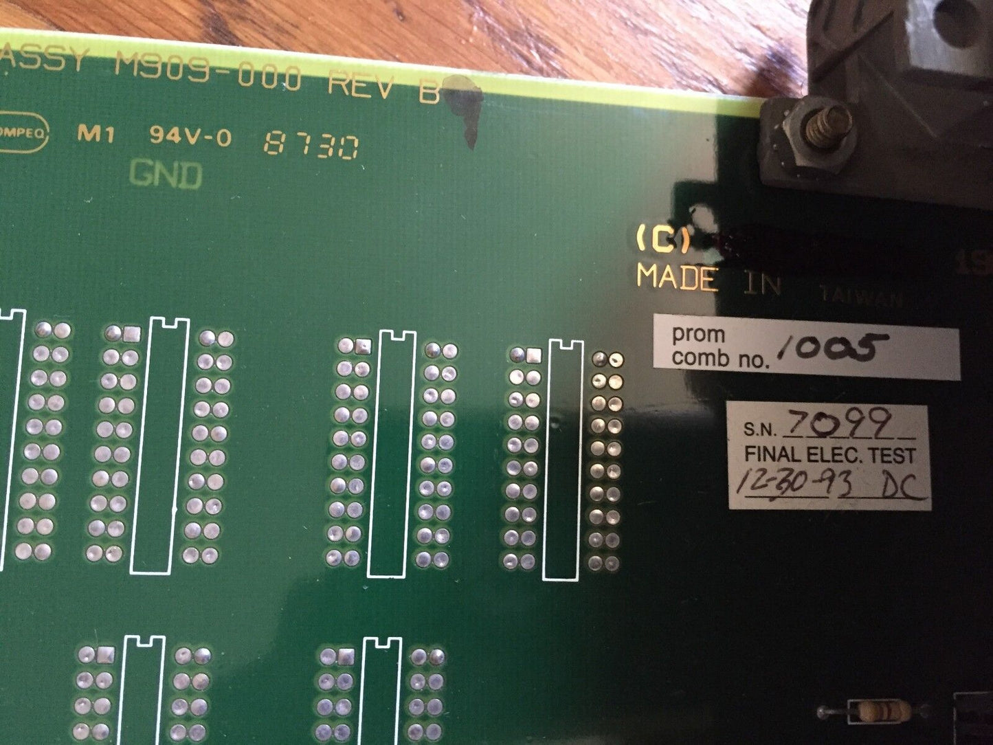 Aeg M909-000 Revb,M909 Memory Module 32K 200I/O Modicon Amm909 001,Bs,Dh