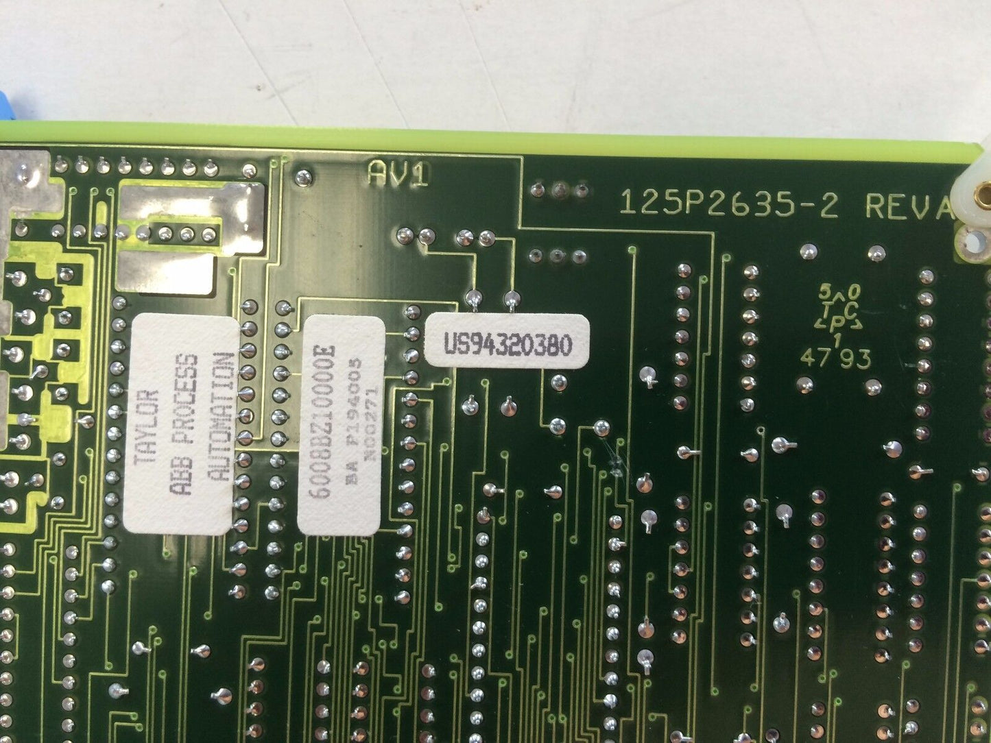 New Abb Taylor 125P2635-2 Abb Process Video Module Pc Board 6008Bz10000e,Cx