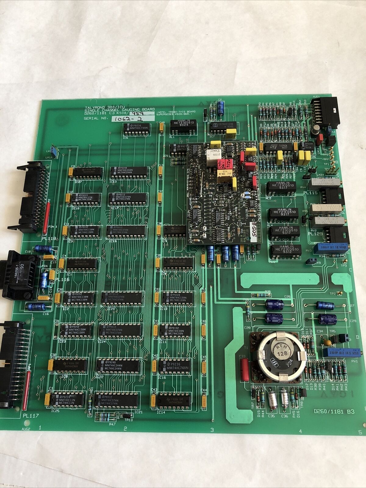 Talyrond 300/Icu Single Channel Gauging Board D260/1181 C3 K508/959,K508/1100,Er
