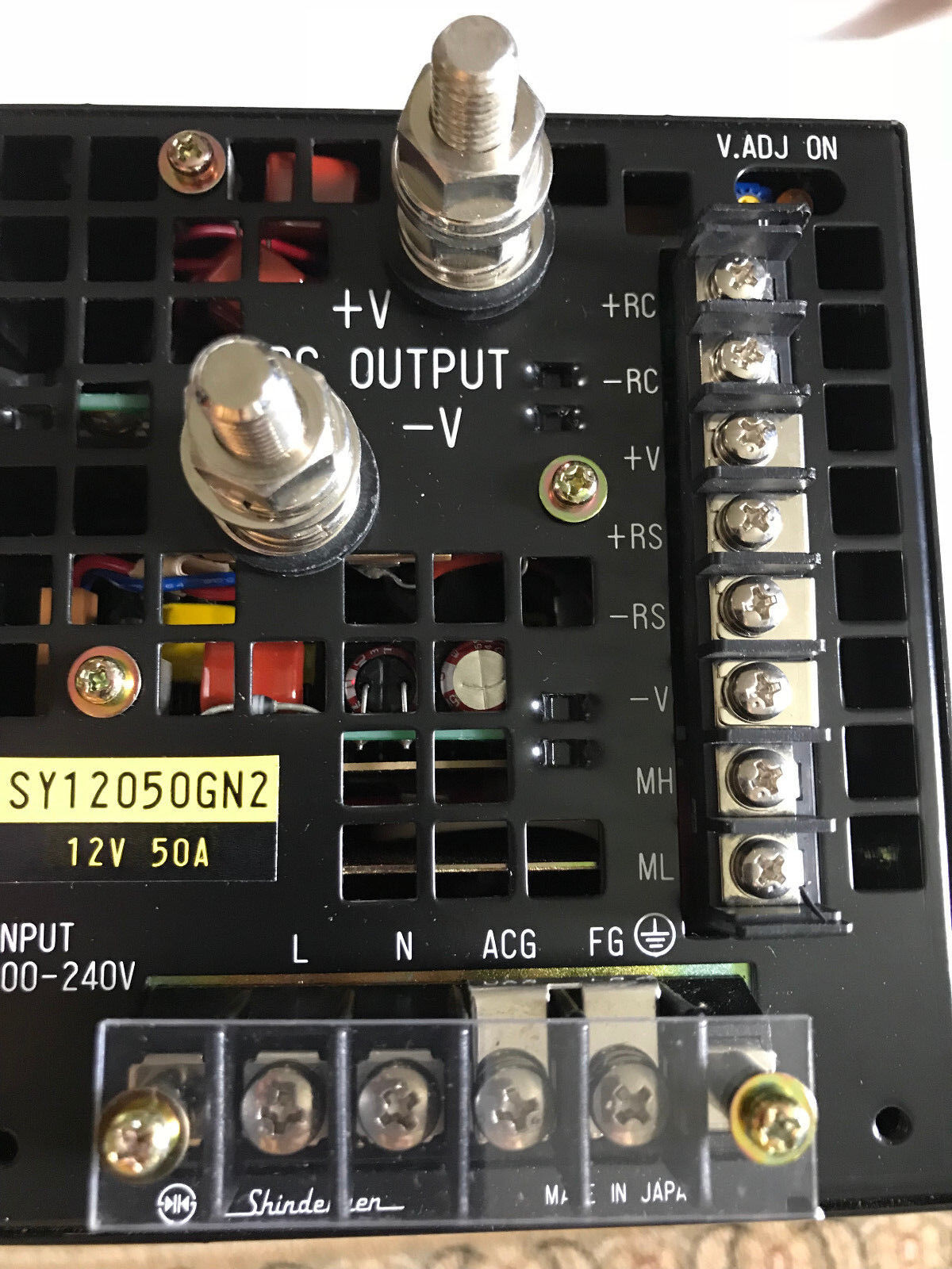 New Sy12050gn2 Shindengen Sy12050gn2,200-240Vac,12Vdc Output Power Supply,Ag