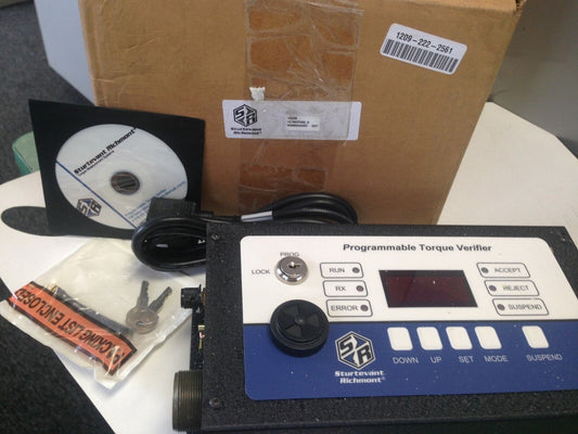 New Sturtevant Richmont 10235 V2.06/P255_5 Programmable Torque Verifier,Bx
