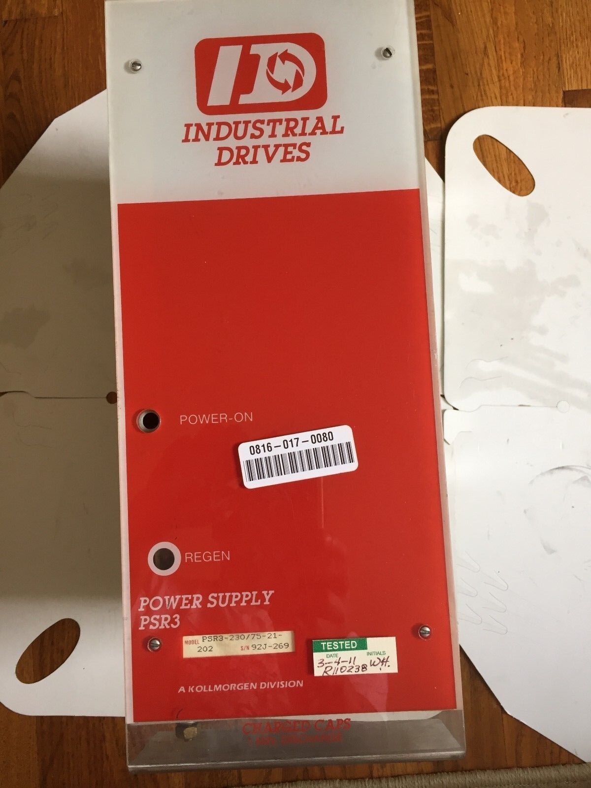 Industrial Drives Psr3-230/75-21-202,Psr3 Kollmorgen Power Supply,Br