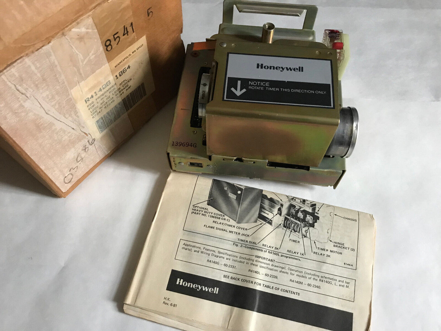 New Honeywell R4140g1064,R4140g Replacement Fsg Programmer,Flame Safeguard,St