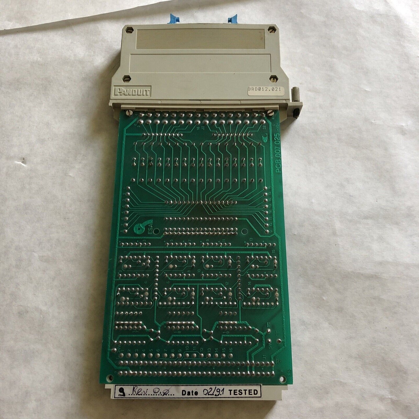 Esa Brd.007.012,Panduit Pr12,Pcb.007.025, Brd012.02,Pcb 007 025,Sr