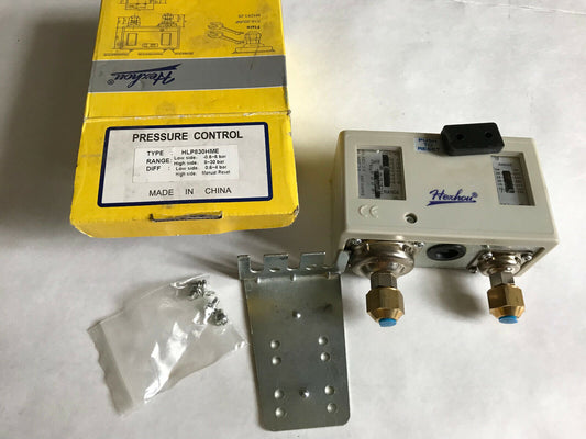 New Hexhou Hlp830hme Dual Pressure Controller Low Side=-0.6-6Bar, High=8-30,Sn