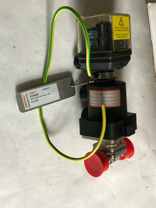 New Gemu Fv-2781 Actuator Valve,247061,Gemu 1231000Za002071101202,8V Namur,Tj