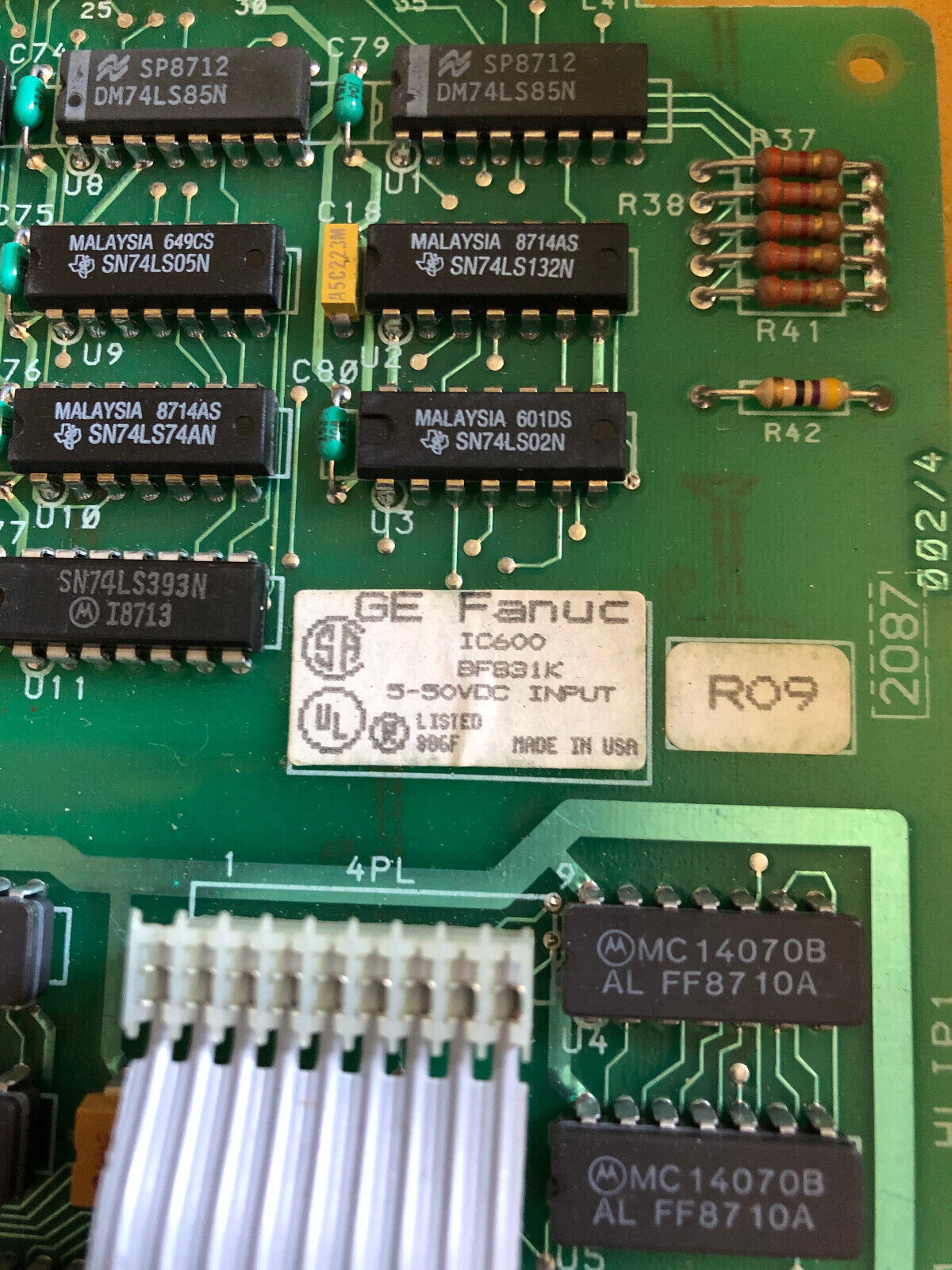 New Ge Ic600 Bf831k Hd Input. 10-50Vdc/5Dc W/ Faceplate For I/O Rack,An