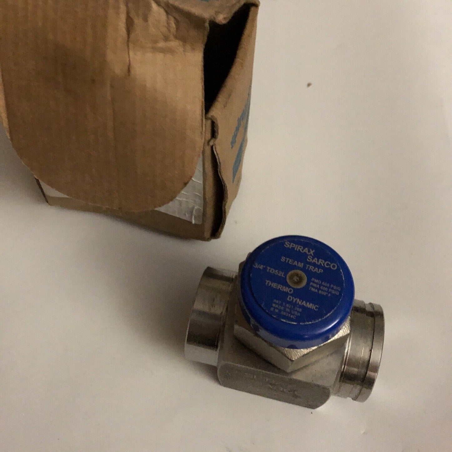 New 3/4" Spirax Sarco Td52l,B.M.39314C Thermo Dynamic Steam Trap Cool Blue,En,Tg