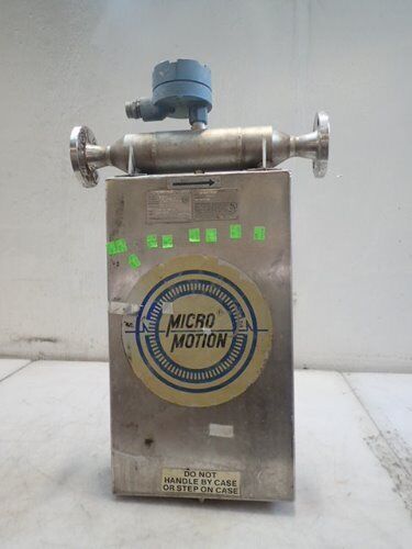 Micro Motion Ds100s128su Stainless Steel S/S Mass Flow Sensor, 1",Cg