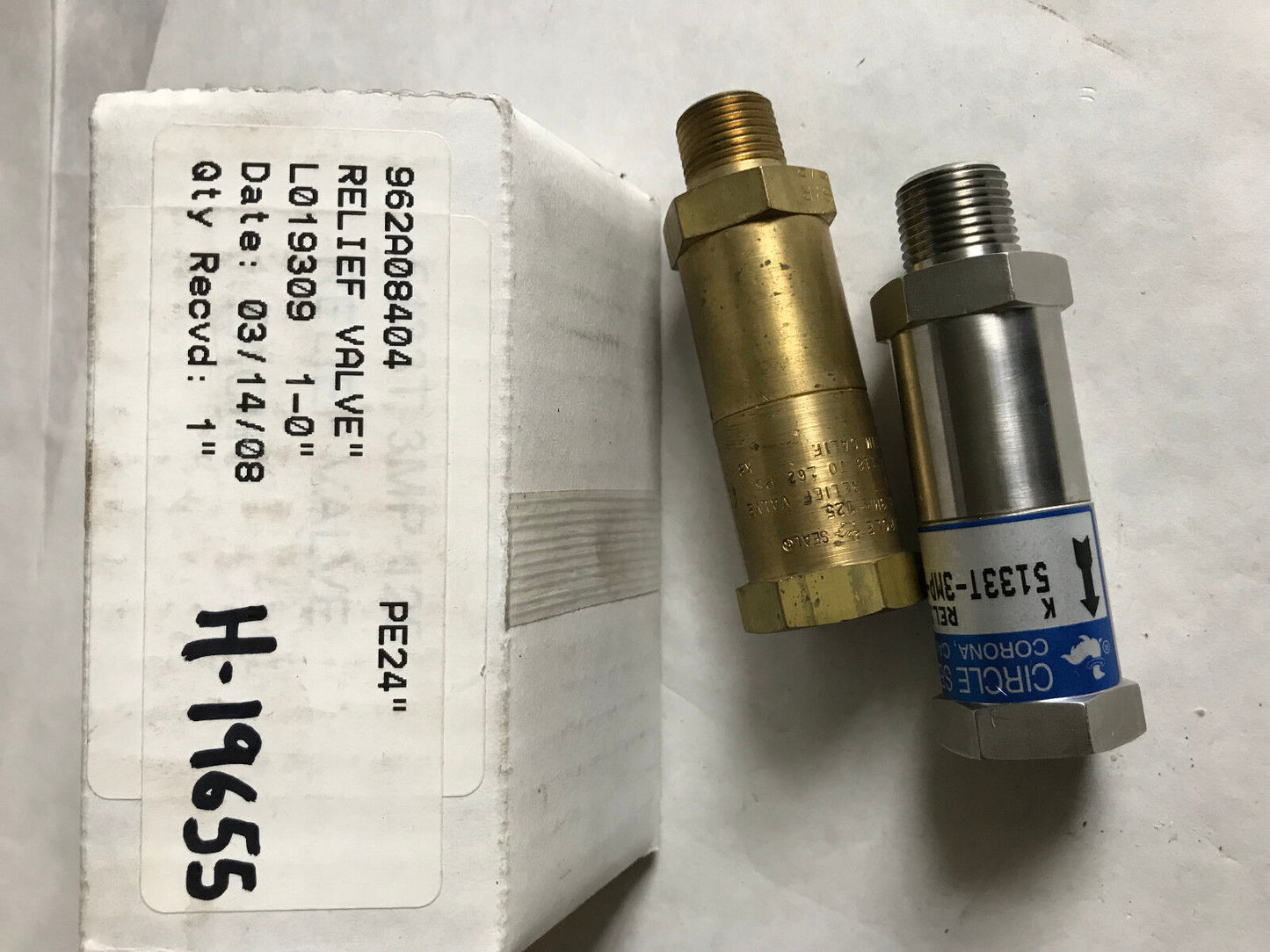 New 1/8"  Hydra Air 7001989 Check Valve, 1/8" Npt 92-825-0240Itp,Tip,Sb