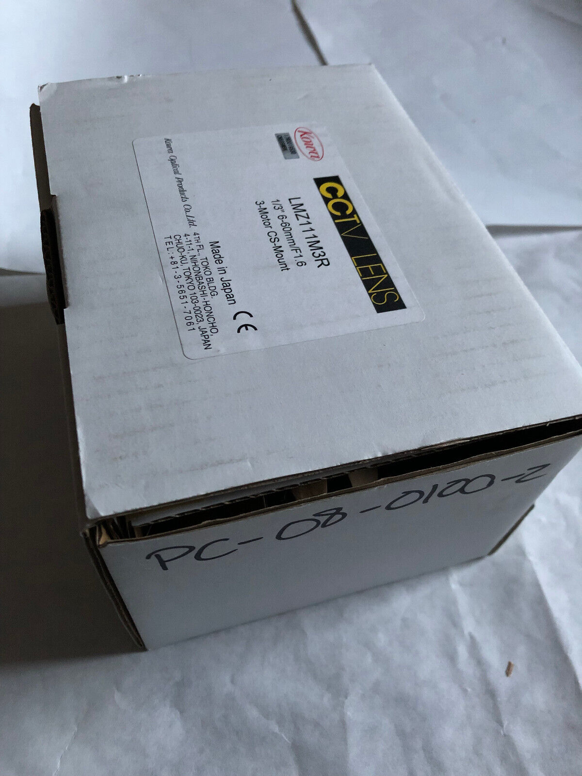 New Kowa Lmz111m3-R Motorized 10X Tv Zoom Lens,1/3" F1.6/6-60Mm Cs-Mount,Az
