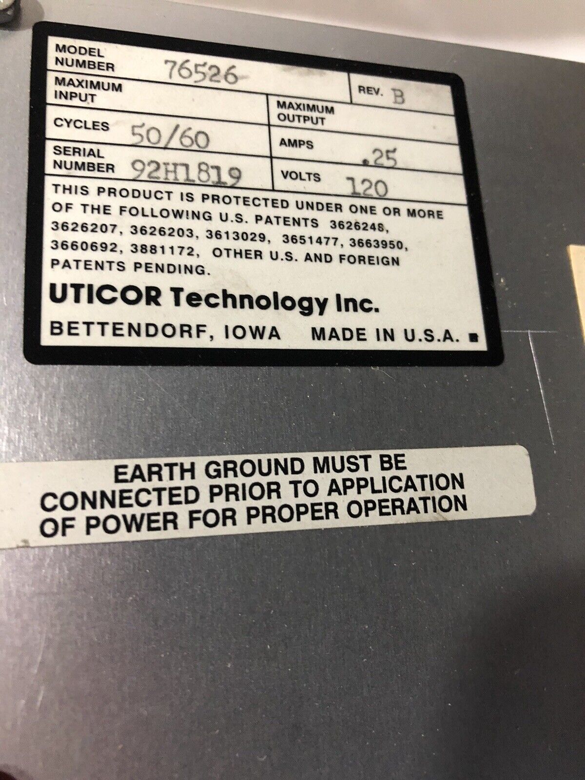 Uticor Technology 76526,Weld Track Iii Board Welding Controller,60C74-4,120 V,Tm