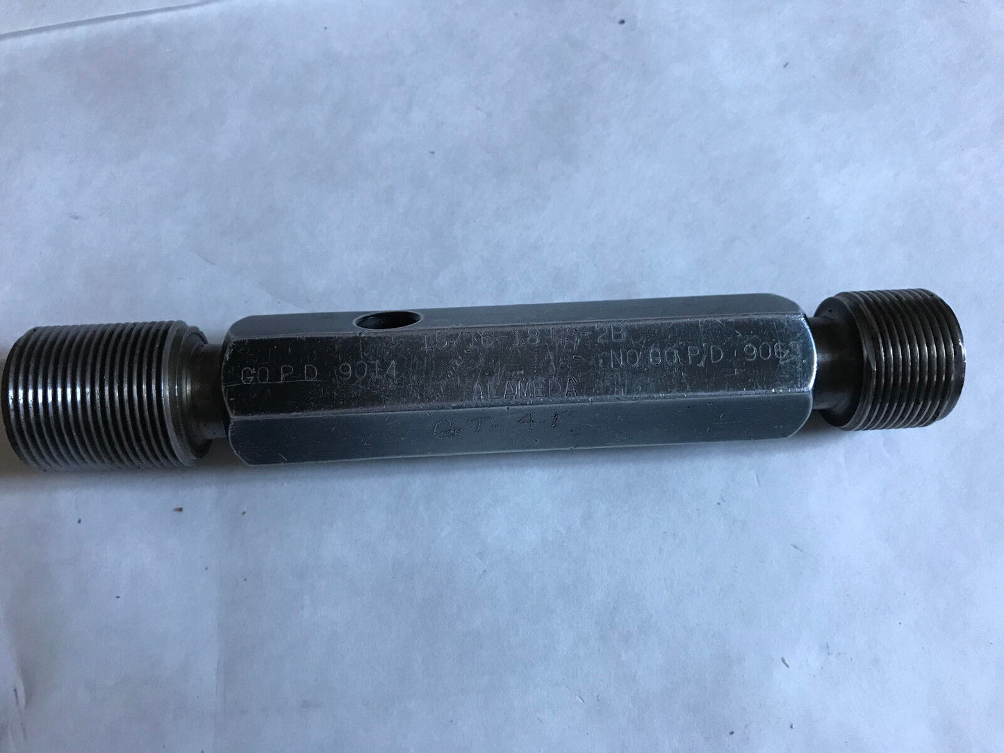 Go Thread & Plug Gauge Alameda 15/16-18 Ns-2B Go Pd .9014 No Go Pd .9063,Sb