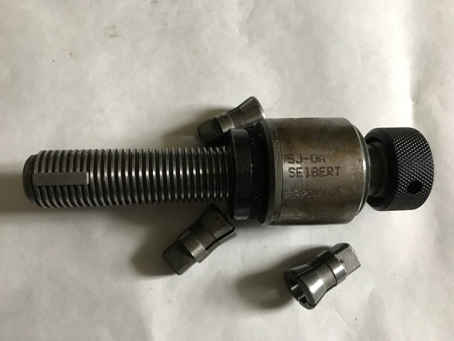Seibert Sj-Oa 3/4" Auto Shank .381 Tap Collet Chuck & 3Pc .381" Tap A3008075,Ah