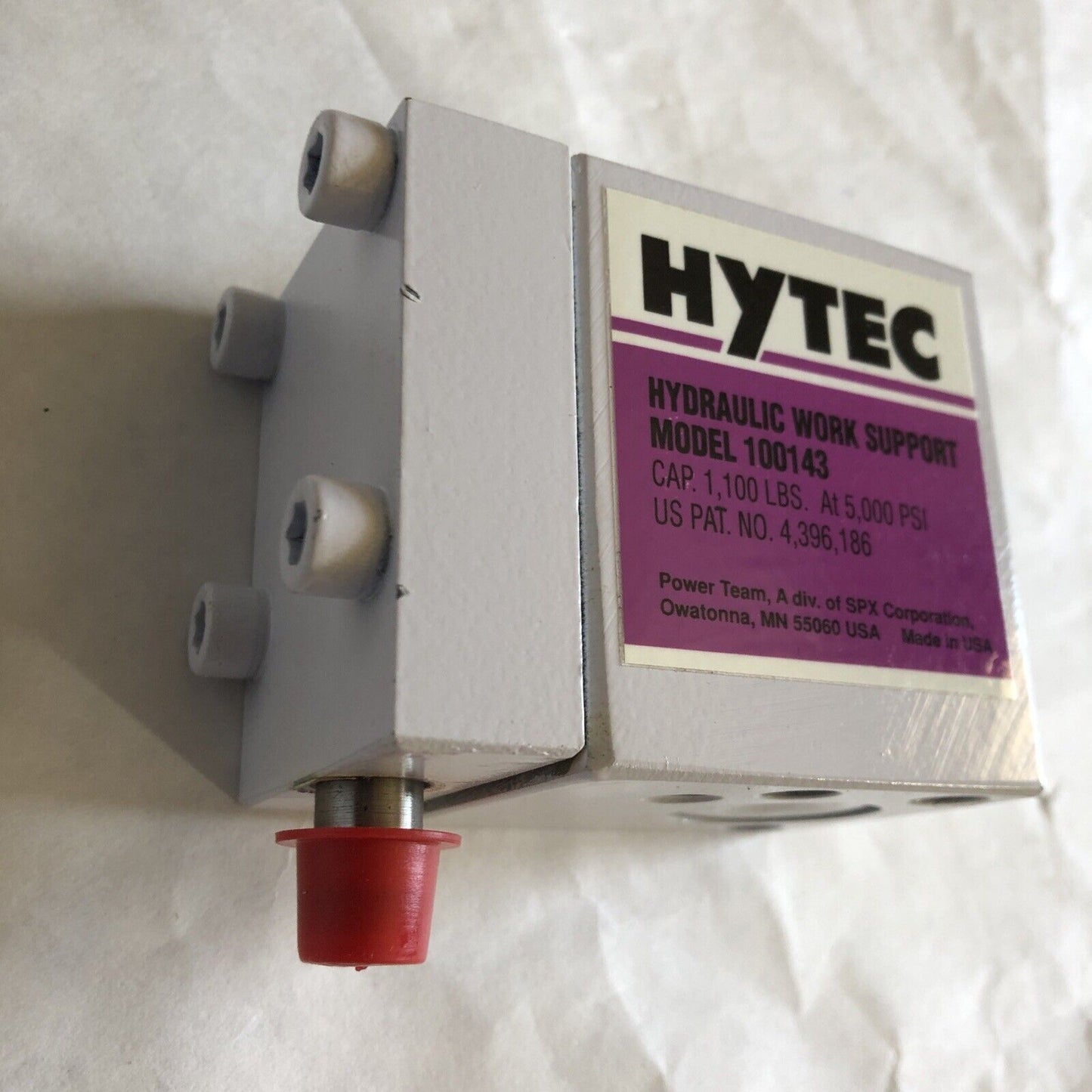 New Hytec/Spx 100143 Hydraulic Work Supports, 1100 Lbs @ 5000 Psi,Am