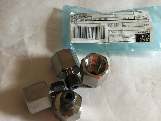New Lot 4 Parker 338-1610-Nd Fittings 1/2Npt To Cpi,Ec