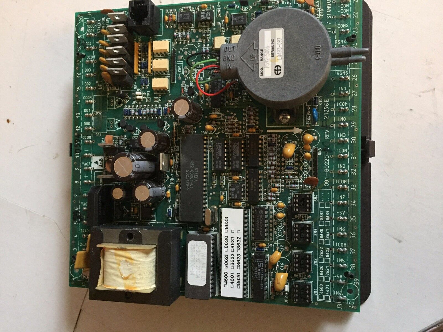 Staefa 8621,Siemens 091-60220,21296E,P592-5006 Smart Ii 8In,0916022010,Ec