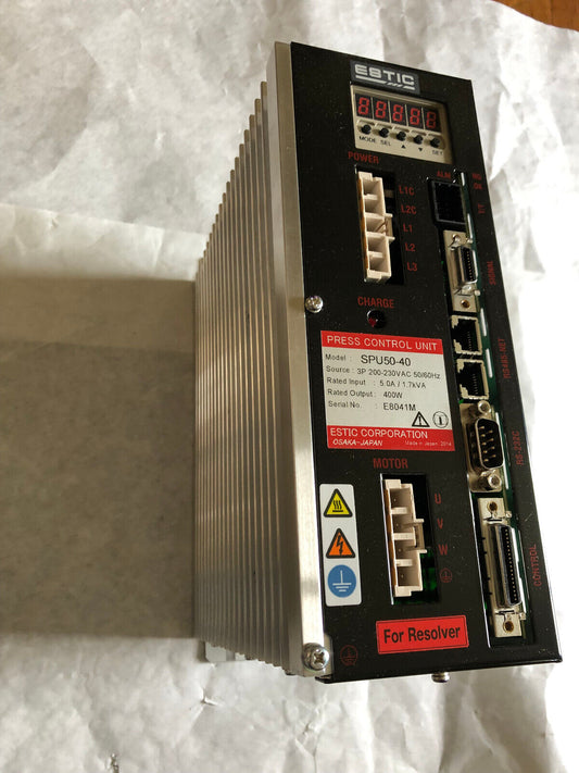 New Estic Spu50-40 Press Control Unit,400W Rated Output,3P 200,B70e3-Xx-5000,Ev