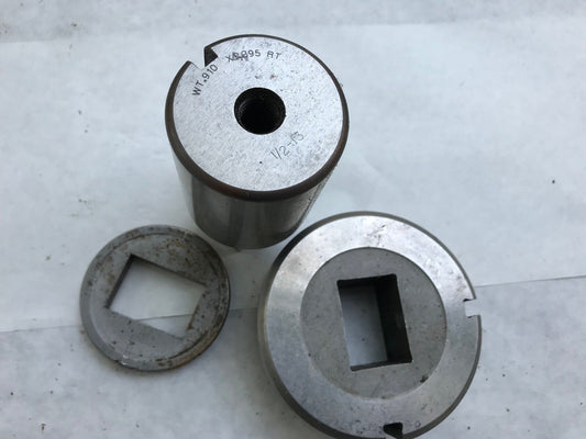 Wilson Rectangle Punch Die Wt.910X01.295 Rt 1/2-1.3,Tg