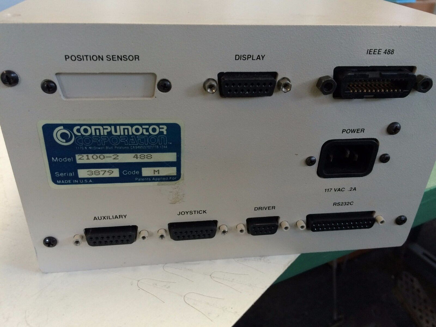 Parker 2100 2,Compumotor 2100-2   ,2100 Series Indexer,Cx