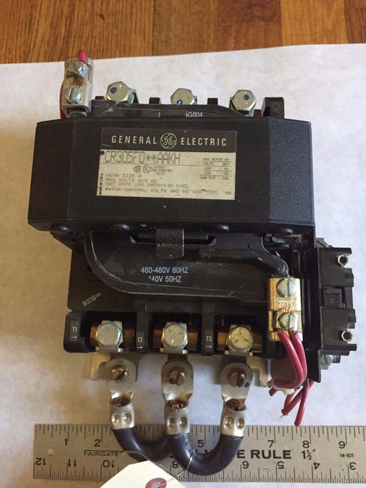 General Electric Cr305f0**Aakh Contactor Starter,Coil 44V,460-480V Size 4,Bp