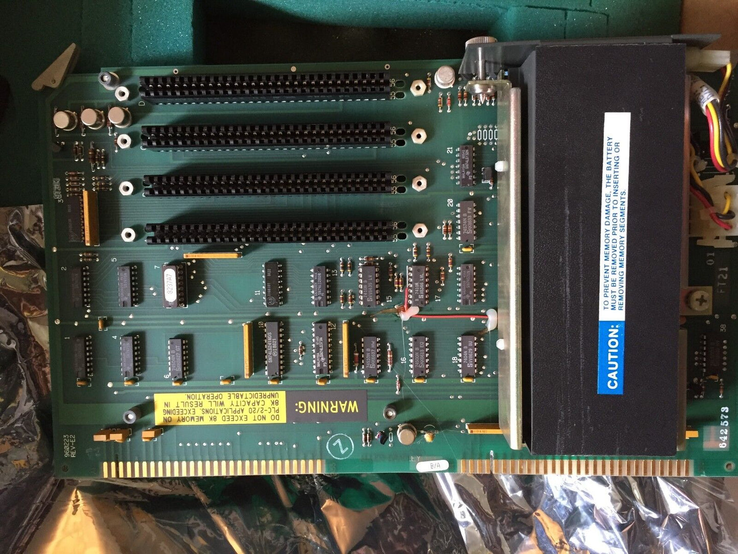 Allen Bradley 1772-Meb,960223 Rev-E2,966464 01,Ram Memory 16K Ram Plc-2/30,St