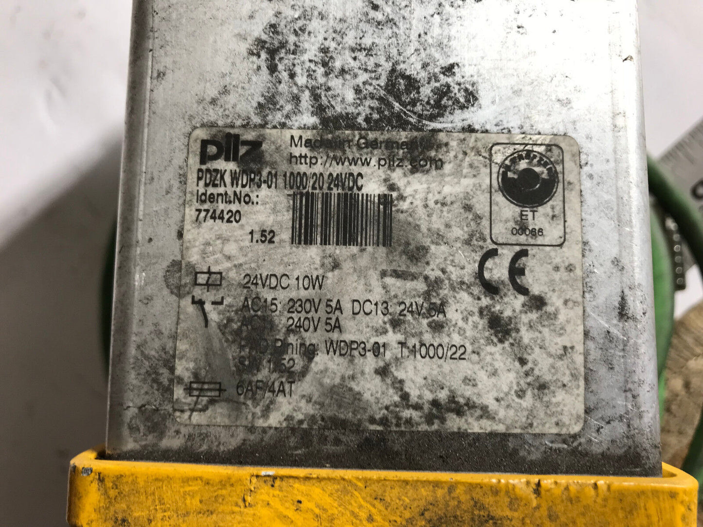 Pilz Pdzk Wdp3-01 1000/20 24Vdc Harting Pdzk Wdp3-01 Safety Relay,Em