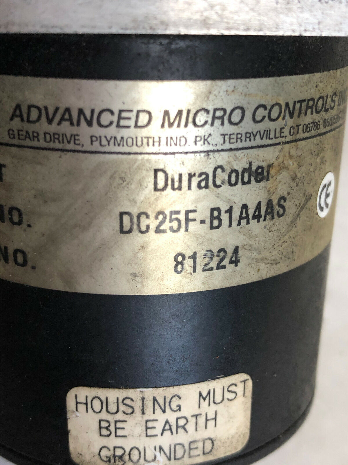 Amci Dc25f-B1a4as Duracoder Encoder, Shaft Diameter: 3/8",Encoder,Si