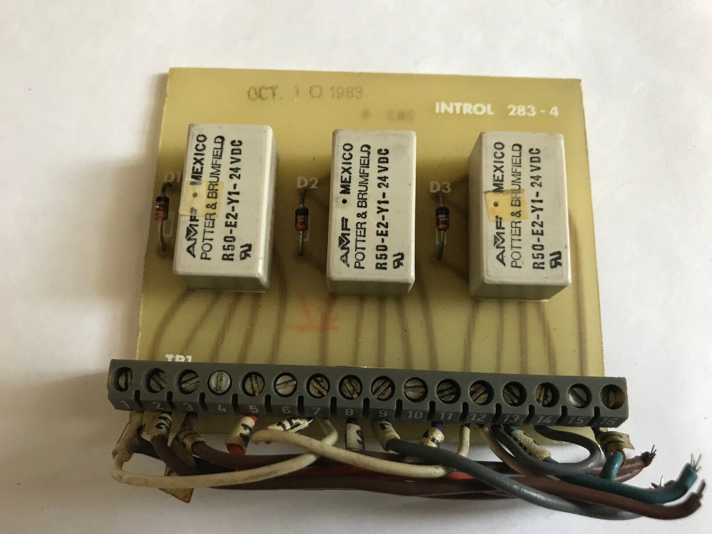 Introl 283-4 Introl Design Robotic Servo Circuit Board 305-3A,St
