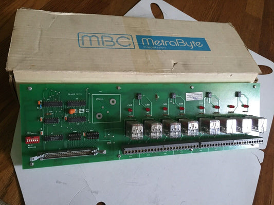 New Metrabyte Pc6302 Rev Cboard Relay 8Channel,Et
