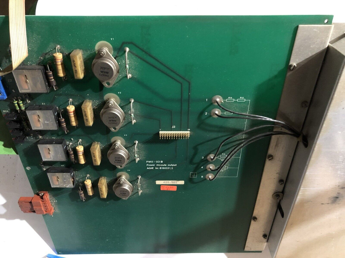 Agie 616021.2 Pcb Board Pmo-03 B Power Module Outlet Nr. 616021.2,622.503,To