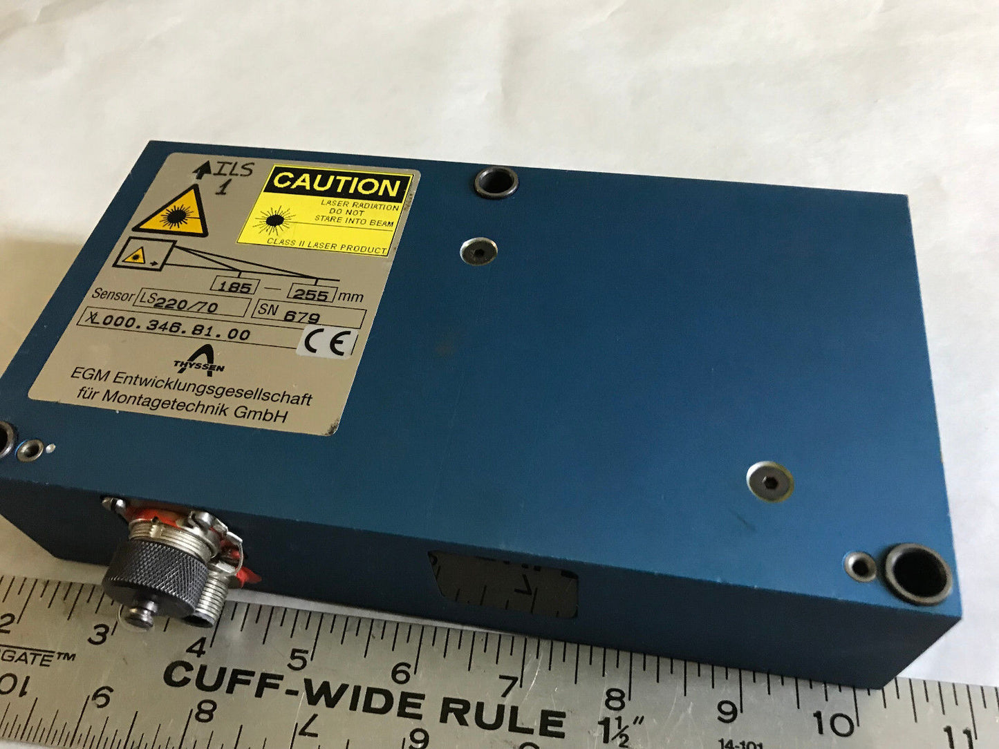 New Egm Xl000.346.81.00 Laser Head Sensor Egm Thyssen Ls220/70 Gmbh,Eq