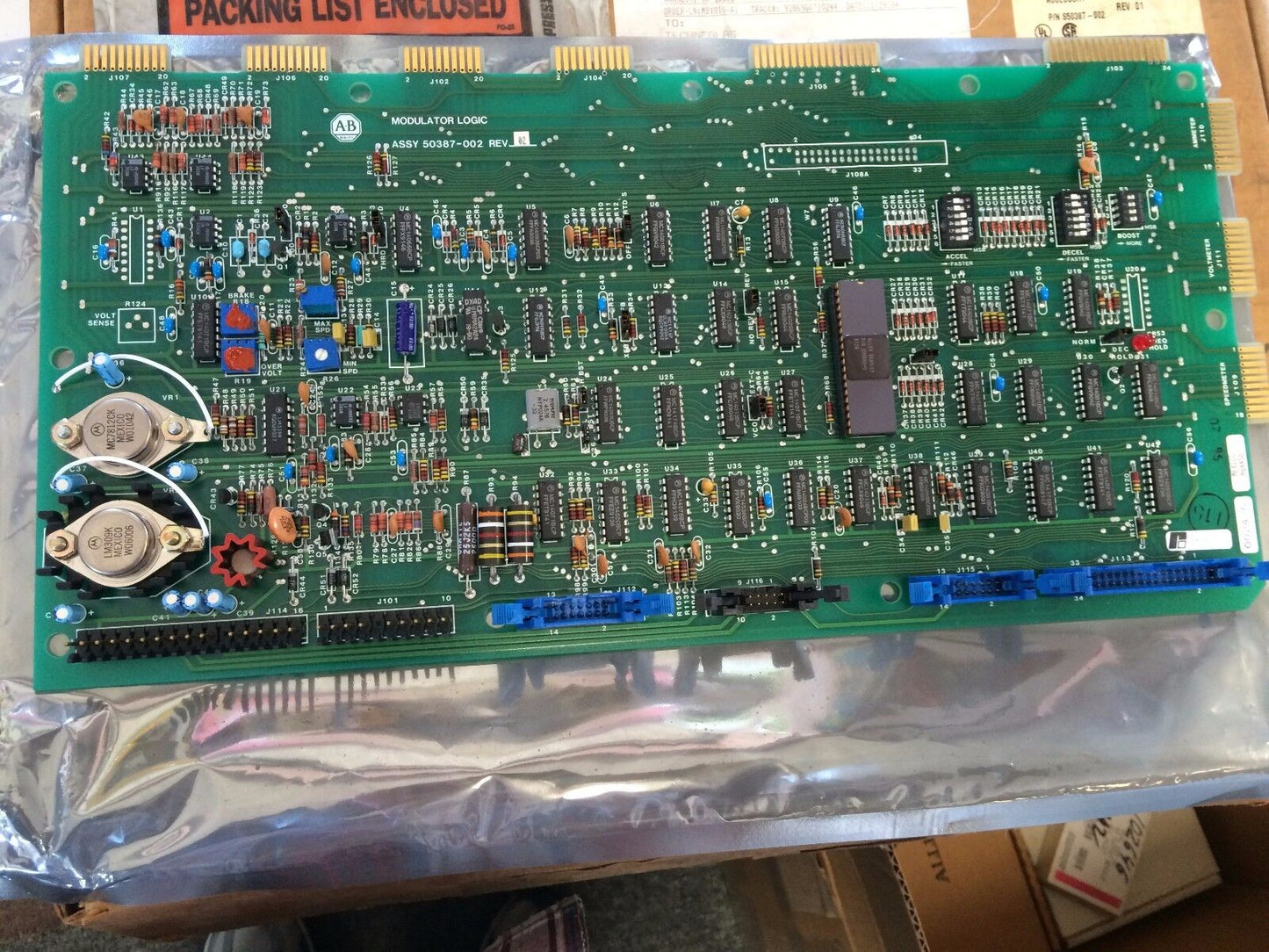 New 50387-002 Rev 02,0024-6  Modulator Logic Board 1334-50387,Tl