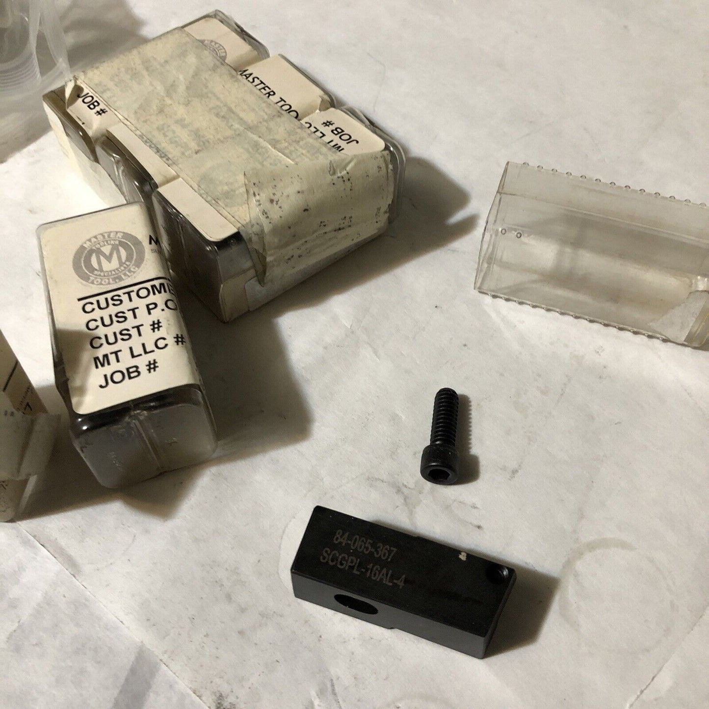 New Lot 10 Master Tooling Scgpl-16Al-4 Insert Holders 84-065-367,Bo