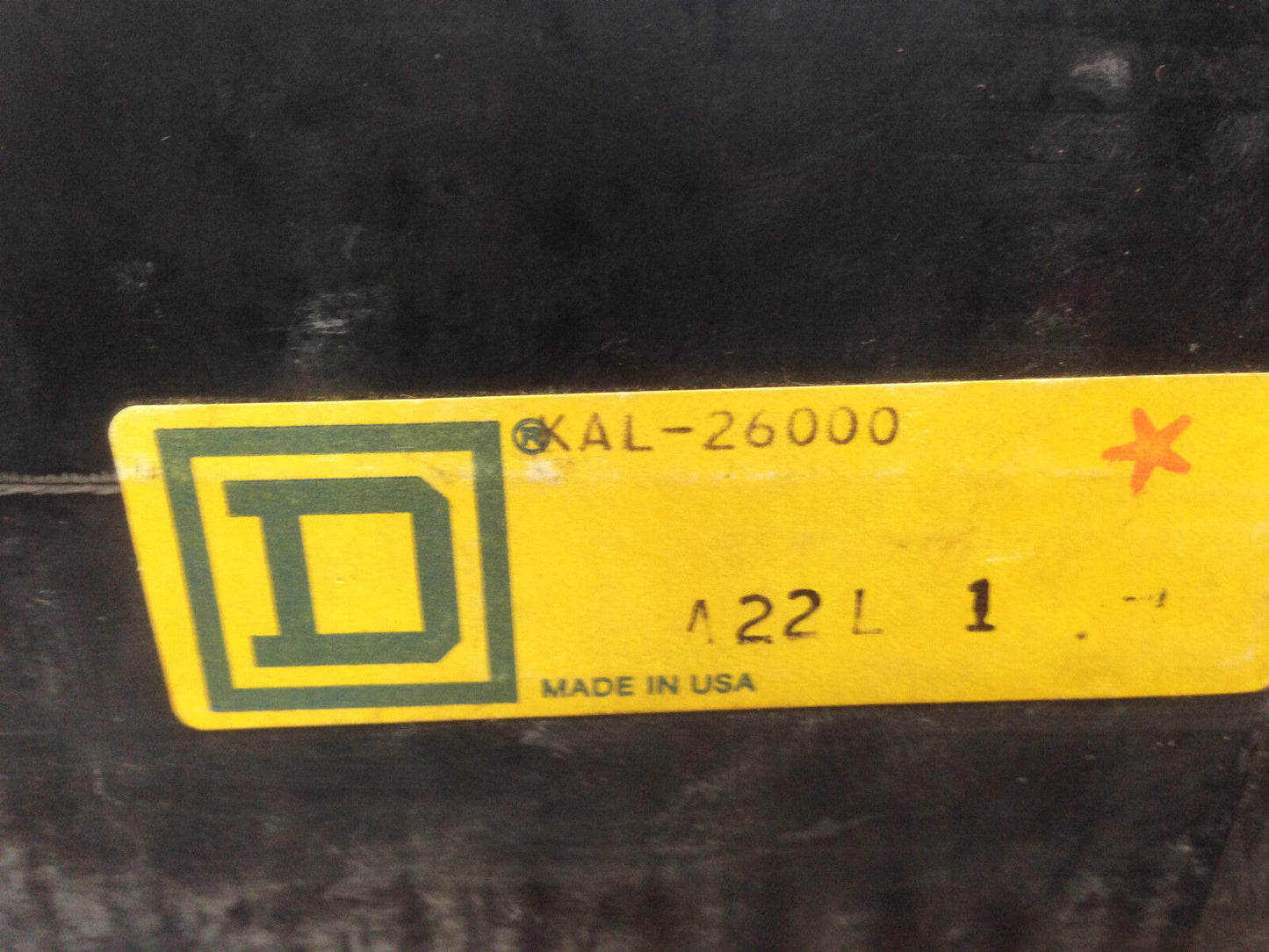 New Square-D Kal 26000 Molded Case Switch,2-Pole,225Amp Max,600Vac,1-Kal26000,Ar