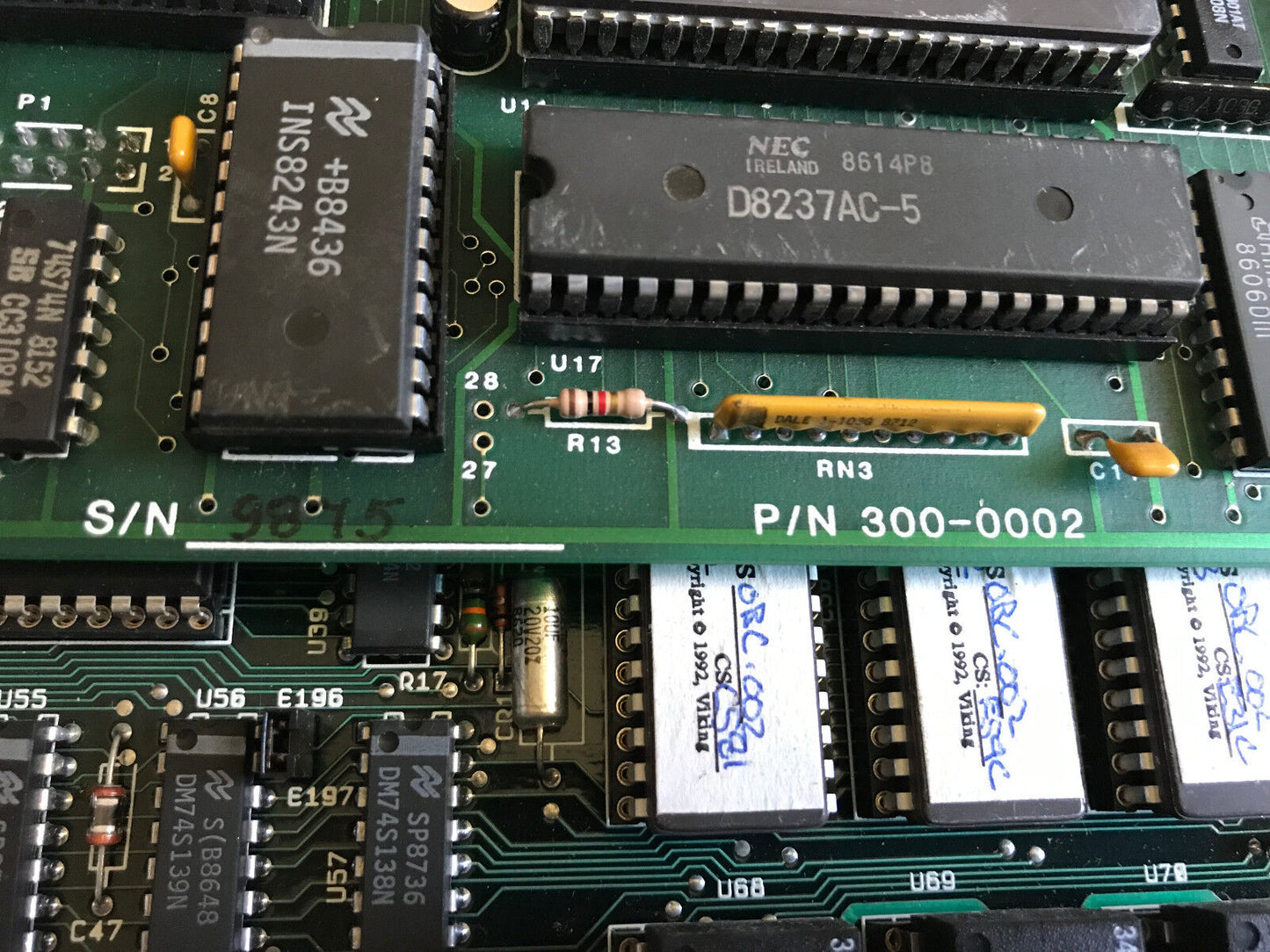 Pcb Ba33258002 7-45, 300-0002, Blc 80/24 980306587-00 Rev D/E  Pcb Board,Sb