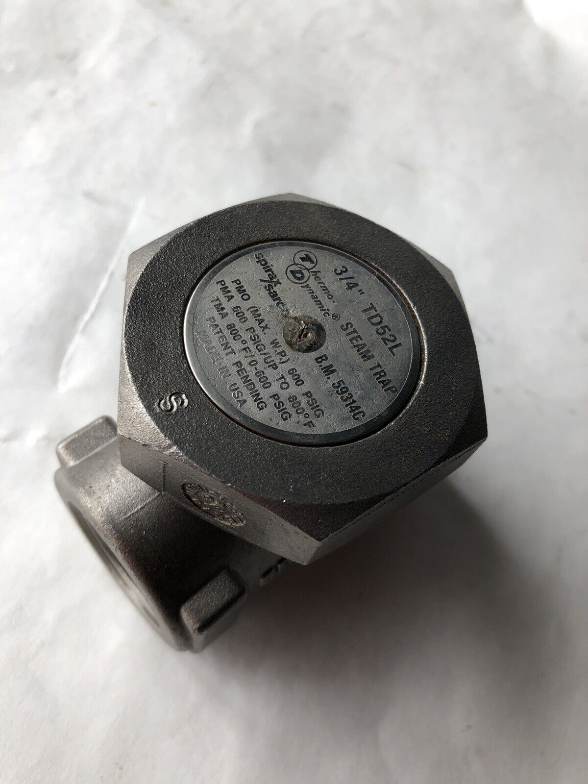 New Spirax Sarco Td52l Steam Trap,3/4" Td52l,B.M. 59314C Thermo-Dynamic,Hj,Ao